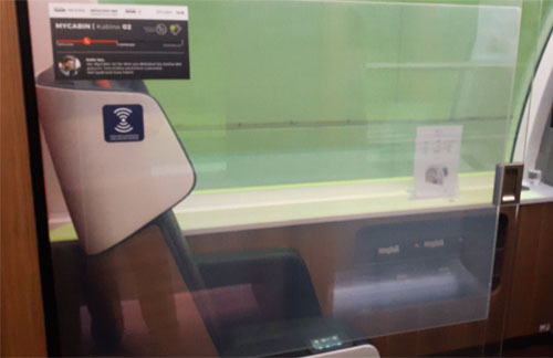 Inteligentna folia Opole - w pociągu włączona